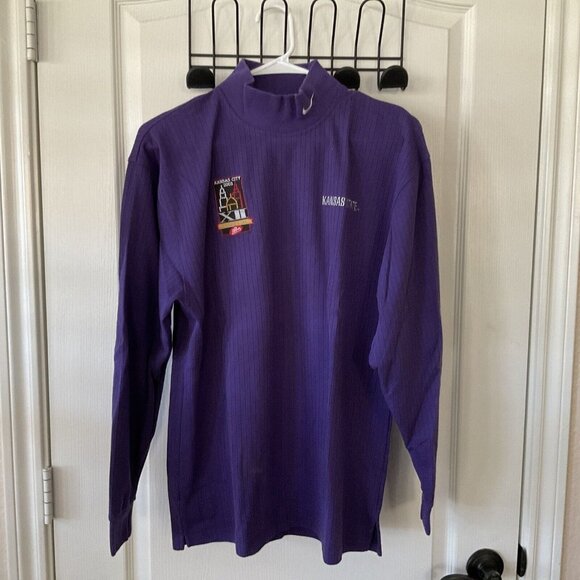 Champion Big 12 NCAA Kansas State Wildcats Nike Long Sleeve Tee Sz Small Unisex - Picture 1 of 10